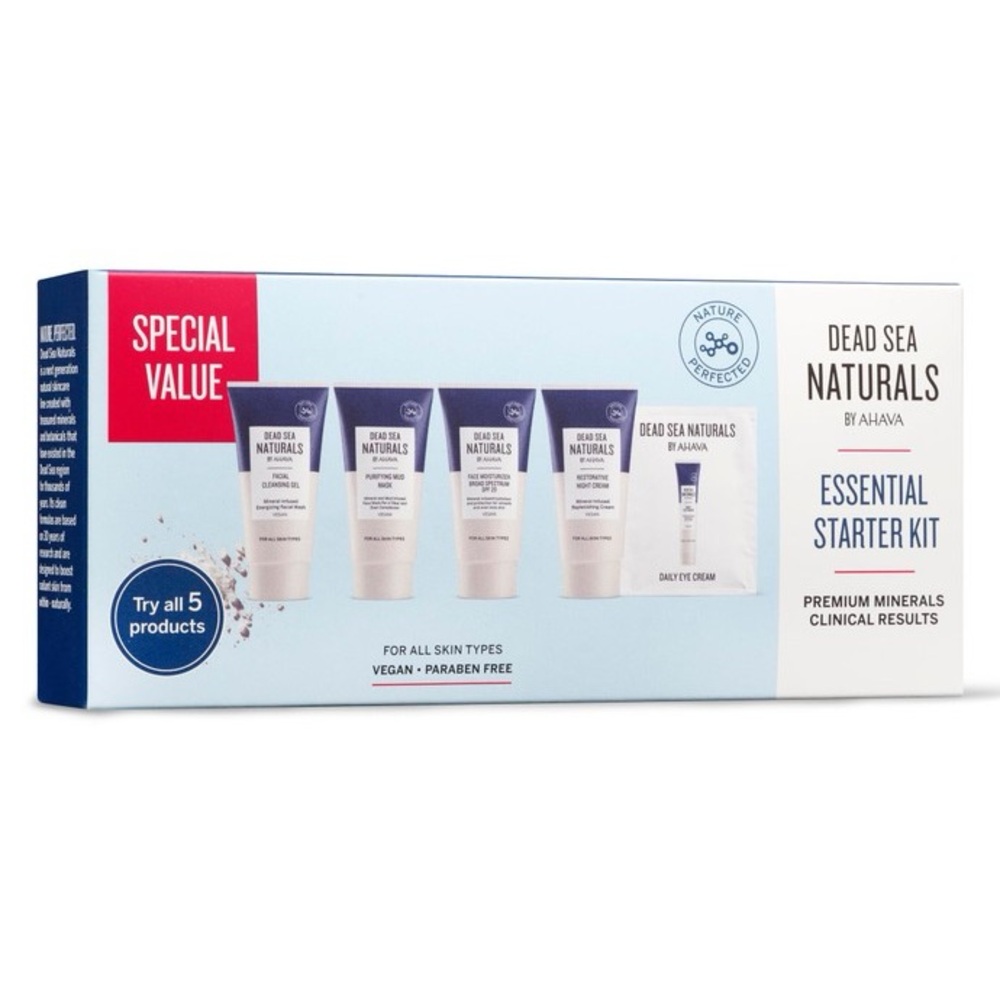 NEW - Dead Sea Naturals by AHAVA Essential Starter Kit